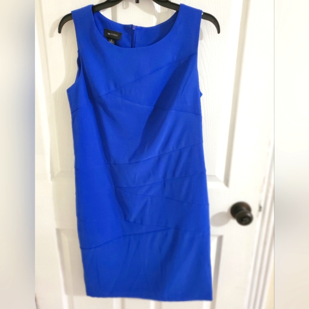 AB Studio CobaltRoyal Blue  Sleeveless Dress Size 10